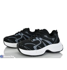 Кросівки жіночі на весну/осінь (8 пар р.36-41) чорний  "LOREDANA"