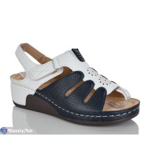 Босоніжки жіночі на літо (8 пар р.37-42) синій  "ZORINA"