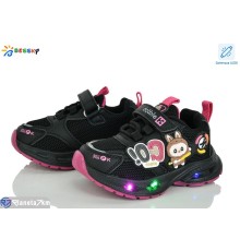 Дитячі кросівки на весну/осінь (8 пар р.22-27) чорний  "Bessky-Kellaifeng"