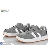 Дитячі кросівки на весну/осінь (8 пар р.26-31) сірий  "Bessky-Kellaifeng"