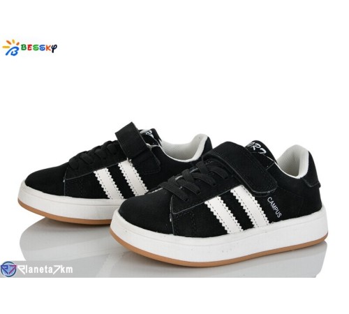 Дитячі кросівки на весну/осінь (8 пар р.26-31) чорний  "Bessky-Kellaifeng"