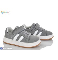 Дитячі кросівки на весну/осінь (8 пар р.26-31) сірий  "Bessky-Kellaifeng"