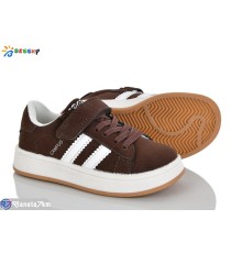 Дитячі кросівки на весну/осінь (8 пар р.26-31) коричневий  "Bessky-Kellaifeng"