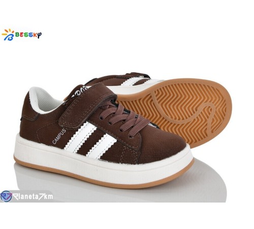 Дитячі кросівки на весну/осінь (8 пар р.26-31) коричневий  "Bessky-Kellaifeng"