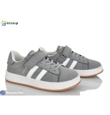 Дитячі кросівки на весну/осінь (8 пар р.32-37) сірий  "Bessky-Kellaifeng"