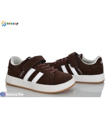 Дитячі кросівки на весну/осінь (8 пар р.32-37) коричневий  "Bessky-Kellaifeng"