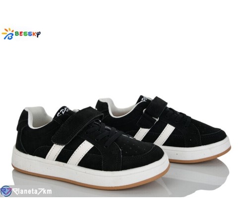 Дитячі кросівки на весну/осінь (8 пар р.32-37) чорний  "Bessky-Kellaifeng"