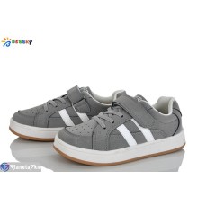 Дитячі кросівки на весну/осінь (8 пар р.32-37) сірий  "Bessky-Kellaifeng"