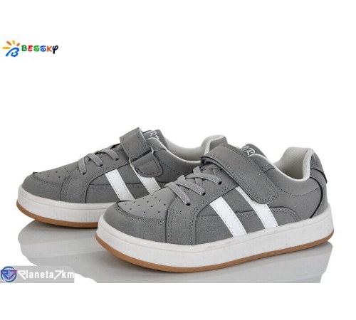 Дитячі кросівки на весну/осінь (8 пар р.32-37) сірий  "Bessky-Kellaifeng"