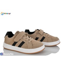 Дитячі кросівки на весну/осінь (8 пар р.32-37) коричневий  "Bessky-Kellaifeng"