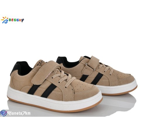 Дитячі кросівки на весну/осінь (8 пар р.32-37) коричневий  "Bessky-Kellaifeng"