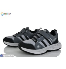 Дитячі кросівки на весну/осінь (8 пар р.36-41) сірий  "Bessky-Kellaifeng"