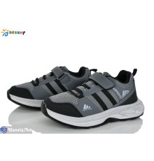 Дитячі кросівки на весну/осінь (8 пар р.36-41) сірий  "Bessky-Kellaifeng"