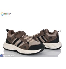 Дитячі кросівки на весну/осінь (8 пар р.36-41) коричневий  "Bessky-Kellaifeng"