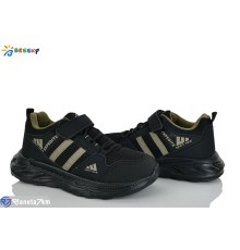 Дитячі кросівки на весну/осінь (8 пар р.36-41) чорний  "Bessky-Kellaifeng"