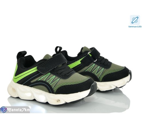 Дитячі кросівки на весну/осінь (8 пар р.22-27) зелений  "Laifakids"