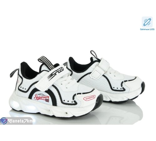 Дитячі кросівки на весну/осінь (8 пар р.22-27) білий  "Laifakids"