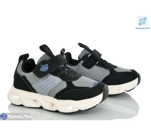 Дитячі кросівки на весну/осінь (8 пар р.27-32) сірий  "Laifakids"