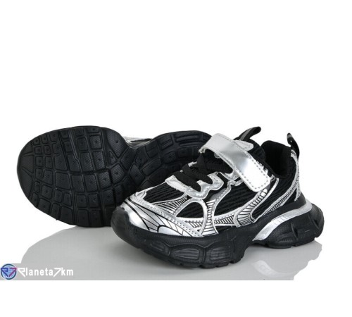 Дитячі кросівки на весну/осінь (8 пар р.26-31) чорний  "Laifakids"