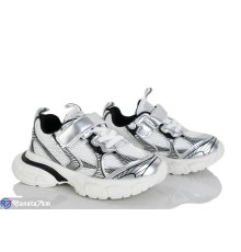 Дитячі кросівки на весну/осінь (8 пар р.26-31) срібний  "Laifakids"