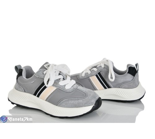 Дитячі кросівки на весну/осінь (8 пар р.32-37) сірий  "Laifakids"