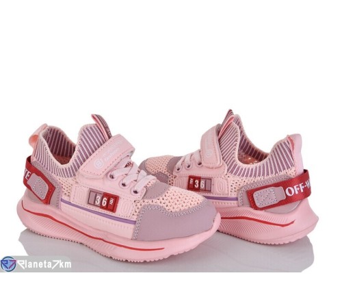 Дитячі кросівки на літо (8 пар р.26-31) рожевий  "Laifakids"