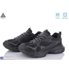 Кросівки жіночі на весну/осінь (8 пар р.36-40) чорний  "STILLI Group"