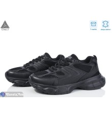 Кросівки жіночі на весну/осінь (8 пар р.36-40) чорний  "STILLI Group"