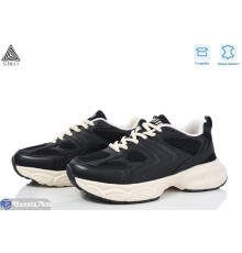 Кросівки жіночі на весну/осінь (8 пар р.36-40) чорний  "STILLI Group"