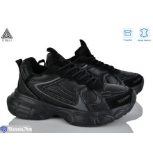 Кросівки жіночі на весну/осінь (8 пар р.36-40) чорний  "STILLI Group"