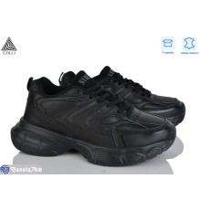 Кросівки жіночі на весну/осінь (8 пар р.36-40) чорний  "STILLI Group"