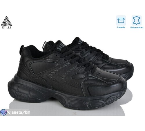 Кросівки жіночі на весну/осінь (8 пар р.36-40) чорний  "STILLI Group"