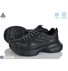 Кросівки жіночі на весну/осінь (8 пар р.36-41) чорний  "STILLI Group"