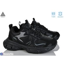 Кросівки жіночі на весну/осінь (8 пар р.36-40) чорний  "STILLI Group"