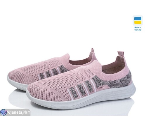 Кросівки жіночі (10 пар р.36-40) рожевий  "Favora"