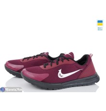 Кросівки чоловічі (6 пар р.41-45) бордовий  "Favora"