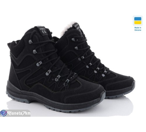 Черевики чоловічі на зиму (8 пар р.40-45) чорний  "OLLA"