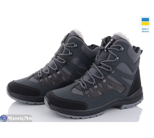 Черевики чоловічі на зиму (8 пар р.40-45) сірий  "OLLA"