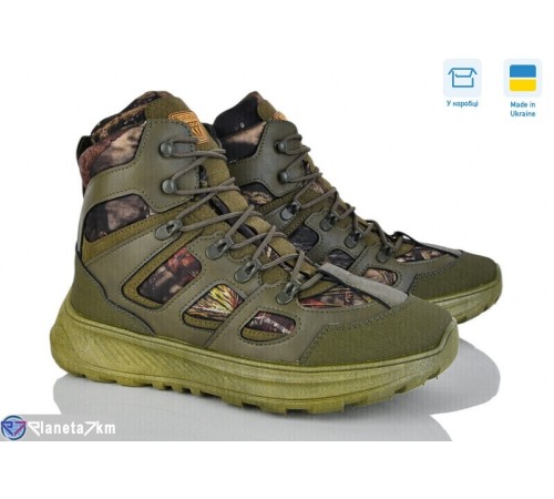 Черевики чоловічі на весну/осінь (6 пар р.41-45) зелений  "OLLA"