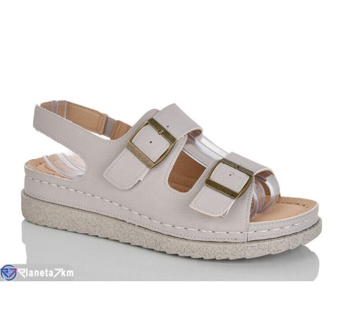 Босоніжки жіночі на літо (8 пар р.37-42) сірий  "ZORINA"