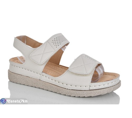 Босоніжки жіночі на літо (8 пар р.37-42) бежевий  "ZORINA"