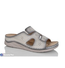 Шлепки жіночі на літо (8 пар р.37-42) бежевий  "ZORINA"