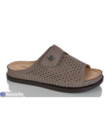 Шлепки жіночі на літо (8 пар р.37-42) коричневий  "ZORINA"