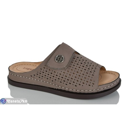 Шлепки жіночі на літо (8 пар р.37-42) коричневий  "ZORINA"