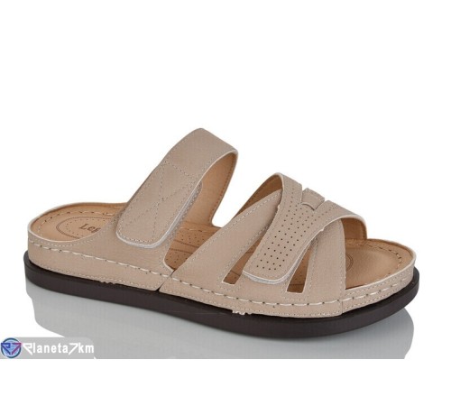 Шлепки жіночі на літо (8 пар р.37-42) бежевий  "ZORINA"