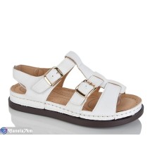 Босоніжки жіночі на літо (8 пар р.37-42) білий  "ZORINA"