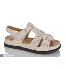 Босоніжки жіночі на літо (8 пар р.37-42) бежевий  "ZORINA"