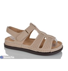 Босоніжки жіночі на літо (8 пар р.37-42) бежевий  "ZORINA"