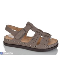 Босоніжки жіночі на літо (8 пар р.37-42) коричневий  "ZORINA"