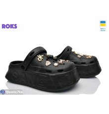 Кроки жіночі на літо (6 пар р.36-40) чорний  "Roks"